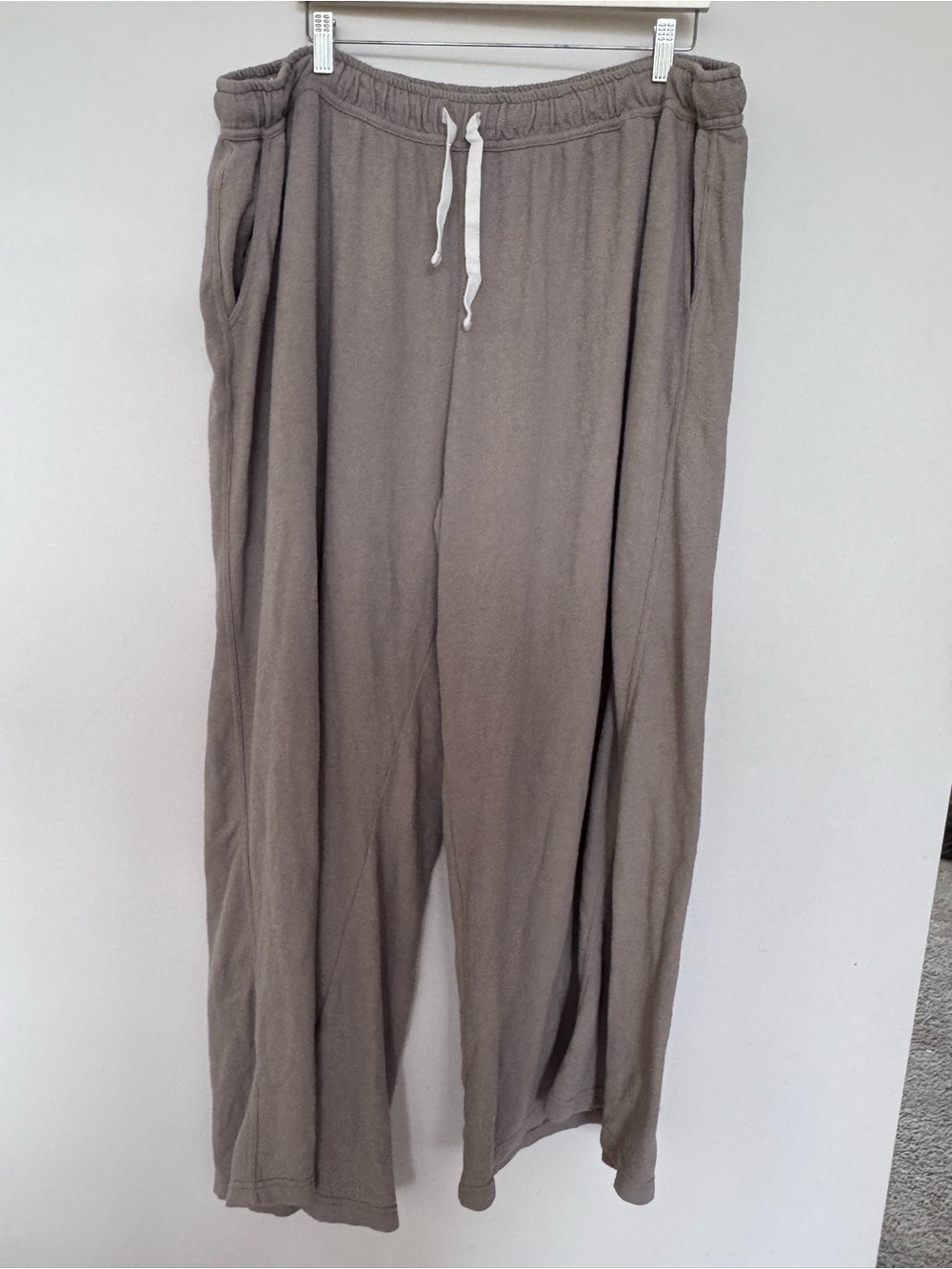Aerie Relaxed Drawstring Lounge Pants - Taupe Size XXL